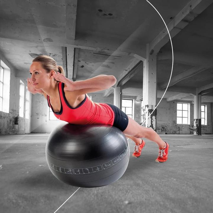 Produktbild Pure2improve 2Improve P2I200080 Exercise Ball, 75 cm, Juodas, PVC (75 cm)