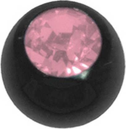 Immagine prodotto Bijouteria Piercing (Cristallo premium, Acciaio chirurgico 316L, Rivestimento PVD (nero))