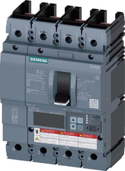 Actual product image Siemens Circuit-breaker 100A 4p 40-100A/In 3VA6110-6KP41-0AA0