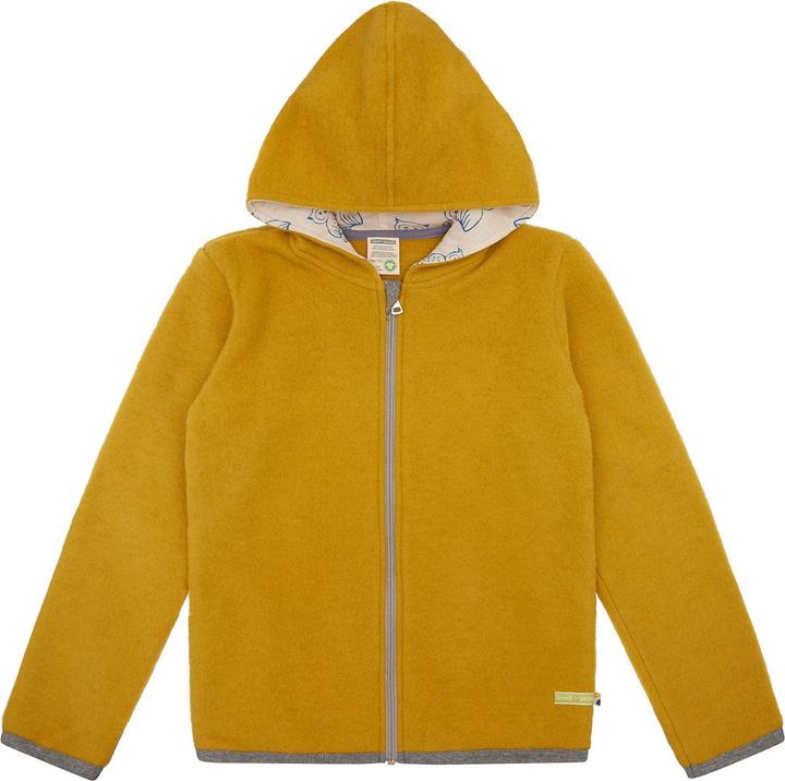 loud + proud Wollfleece-Jacke mit Kapuze