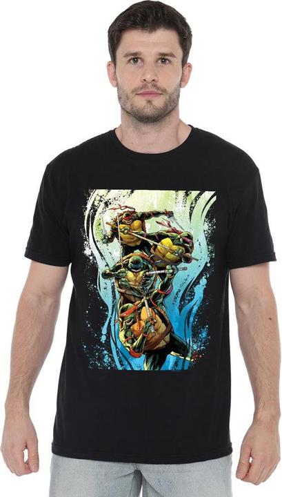 Immagine prodotto Teenage Mutant NT Cool Rainbow Warriors Maglietta Uomo (4XL)