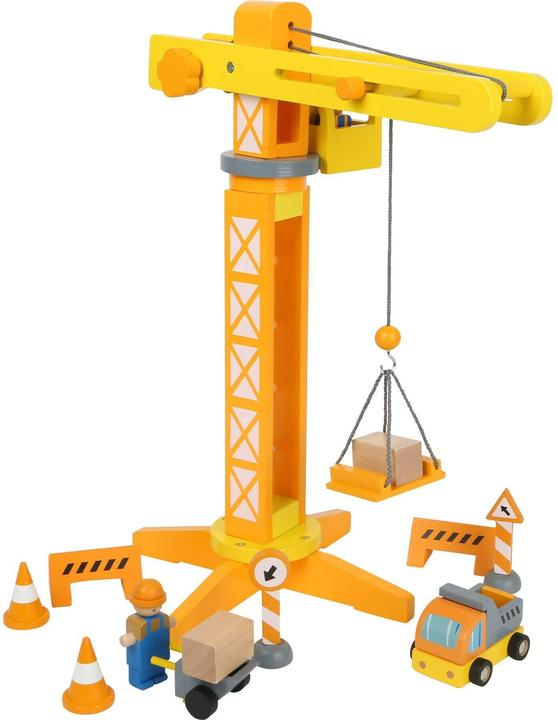 Produktbild small foot Baukran mit Baustellenzubehör