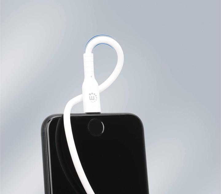 Actual product image Manhattan USB-C to Lightning Sync/Charging Cable (0.50 m, USB 4.0)