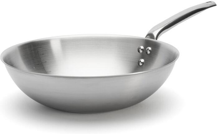 de Buyer Wok Alchimy 32 cm (32 cm, Wok, Stainless steel)