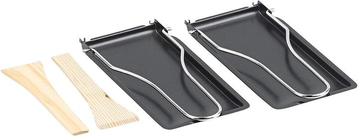 Actual product image Rosenstein & Söhne Set of 6 grill pans with foldable handle