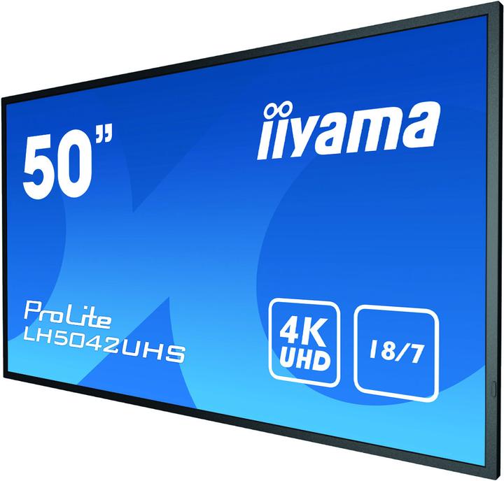 Produktbild iiyama 50" LH5042UHS-B3 HDMI+DVI+USB IPS (3840 x 2160 Pixel, 50")