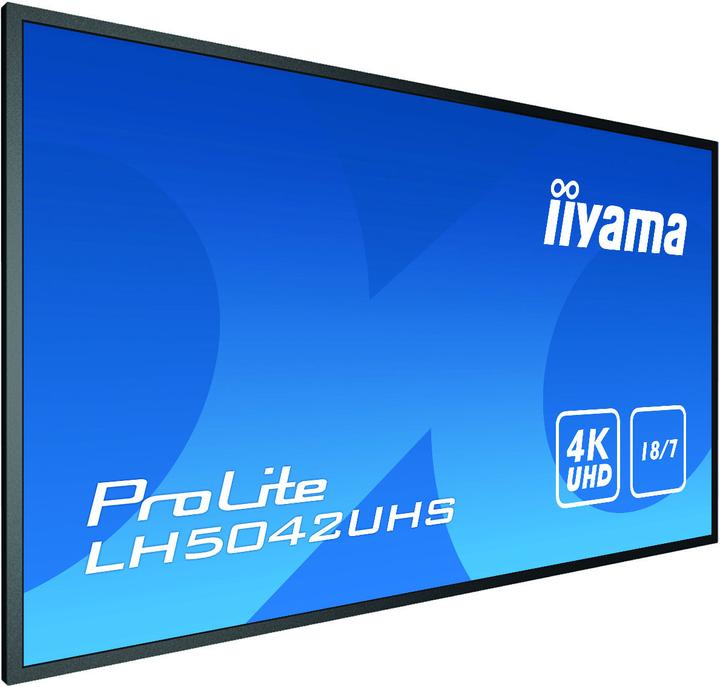 Produktbild iiyama 50" LH5042UHS-B3 HDMI+DVI+USB IPS (3840 x 2160 Pixel, 50")