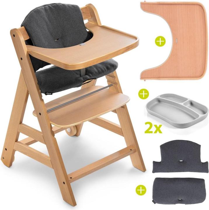 Actual product image Hauck Highchairs Highchair Alpha Move Nature - in economy set incl. (Highchair)