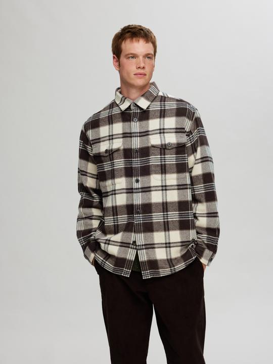 Actual product image Selected Homme Plaid overshirt (S)