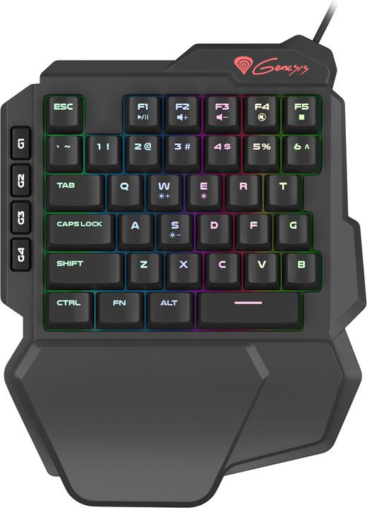 Actual product image Genesis Thor 100 RGB Keyboard USB QWERTY English (US, Cable)