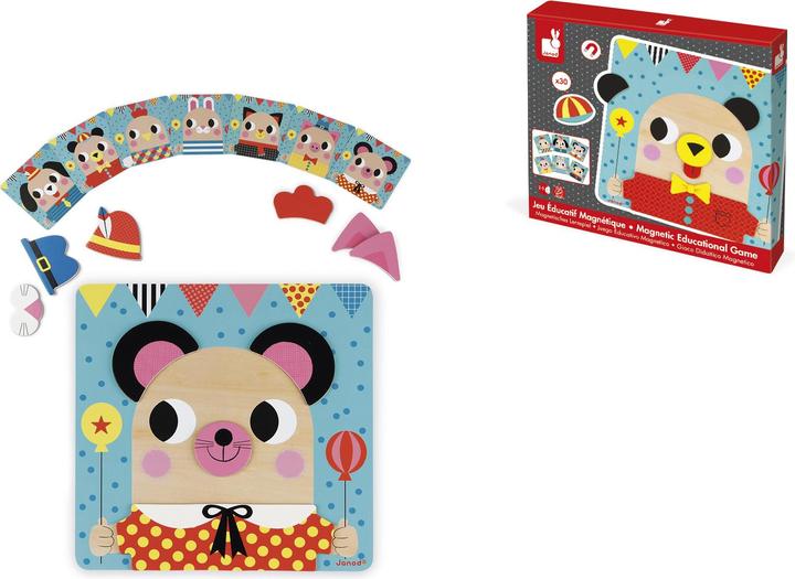 Actual product image Janod Magnetic educational game