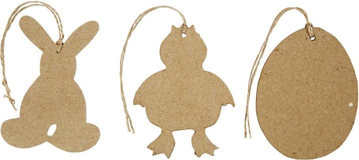 Creativ Company Hanger 6 pieces, Brown (6 x, 10 x 10 cm)