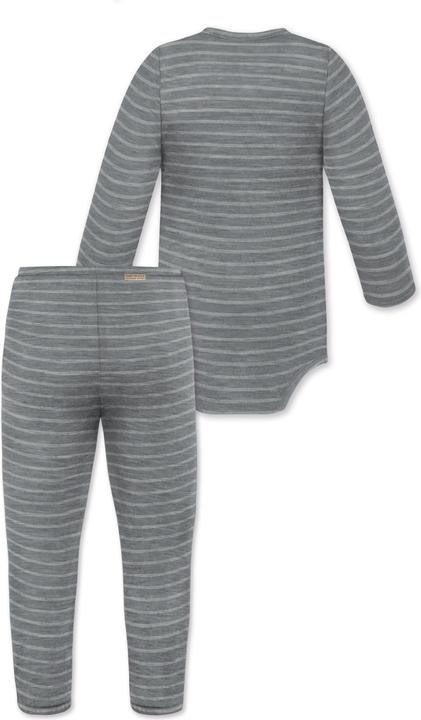 Image du produit Normani Body à langer bébé mérinos manches longues "Kaitaia" et pantalon bébé mérinos "Silverdale" - 9625 (62)