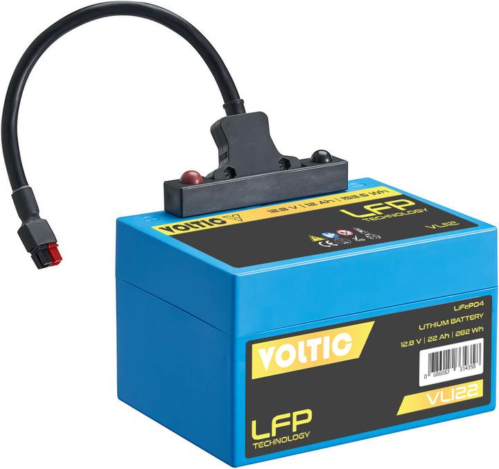 Produktbild Voltic VLI22 LiFePO4 Lithium-Batterie Golf Trolley