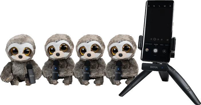 Actual product image Boya BY-V4 | Ultracompact 2.4GHz Wireless Microphone System
