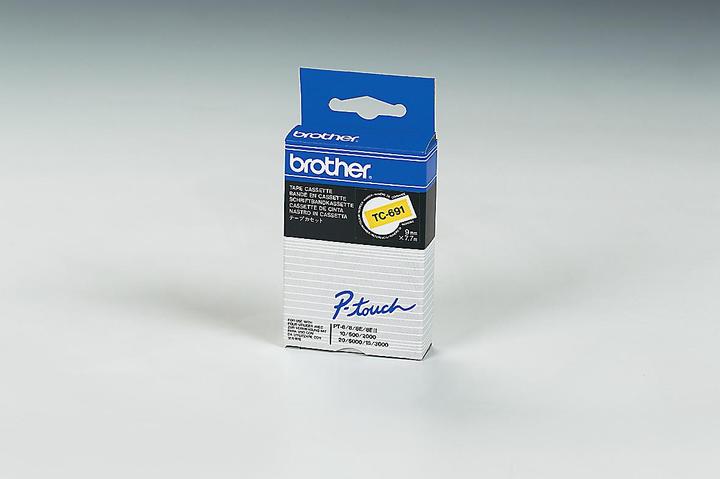 Actual product image Brother P-Touch (0.90 cm, Yellow)