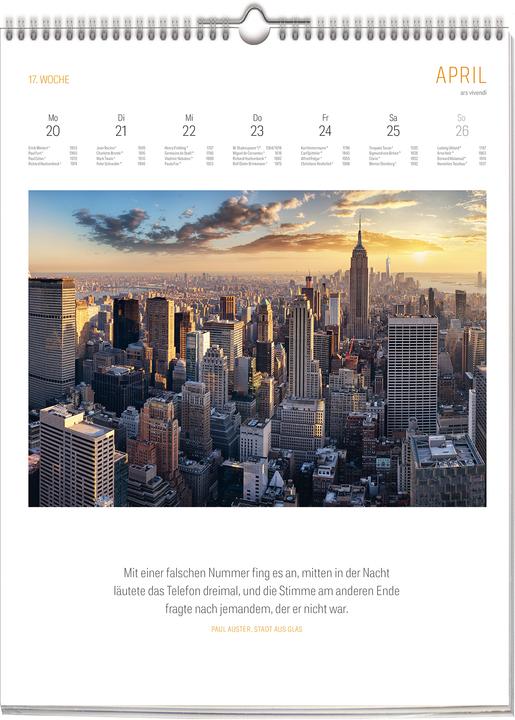 Immagine prodotto Literatur Kalender 2026 (Tedesco)