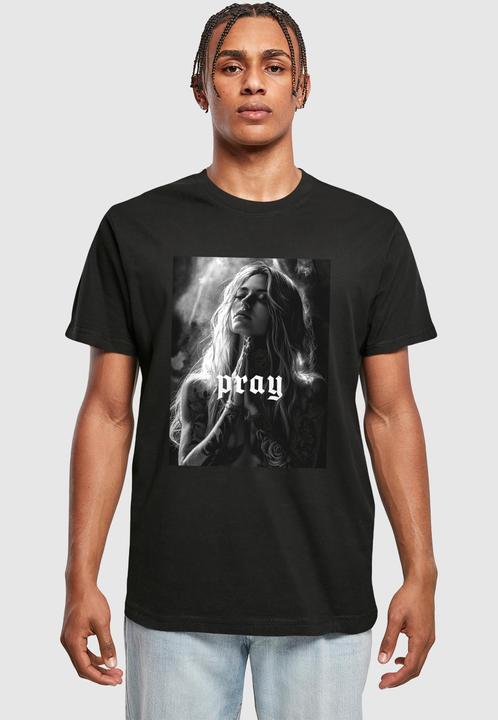Actual product image Mister Tee MisterTee Praying Girl Tee - 185999 (XL)