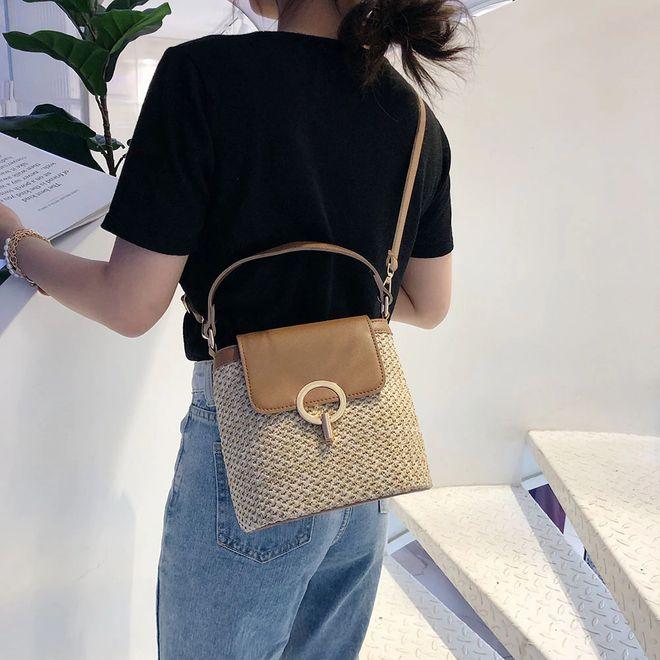 Actual product image MU Style Straw handbag