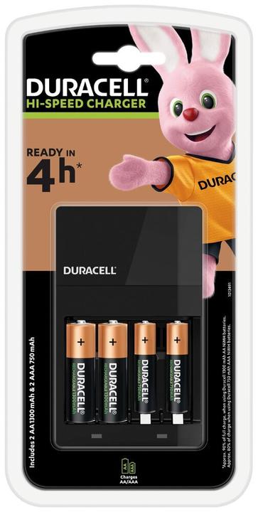Actual product image Duracell CEF14 + aku 2+2 (4 pcs., AA, 750 mAh, Battery + charger)