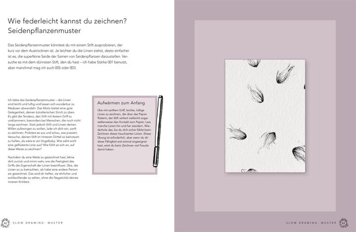 Actual product image Strich für Strich zur kreativen Entspannung mit Slow Drawing (German, Amy Maricle, Johanna Hofer from Lobenstein, 2023)