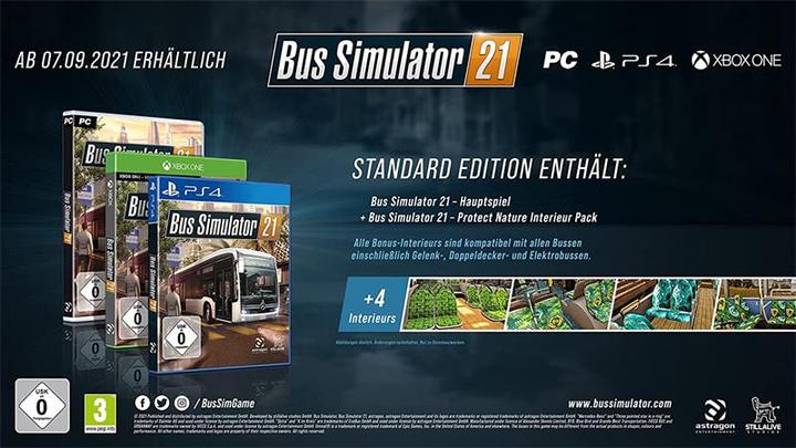 Produktbild astragon Bus Simulator 21 (PS4, Multilingual)