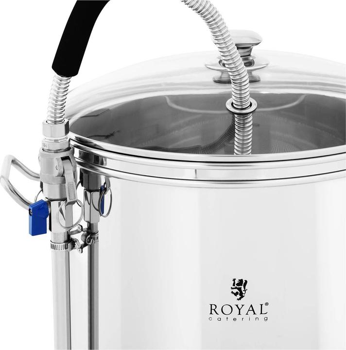 Produktbild Royal Catering Braukessel Bierbrauanlage Heimbrauanlage Bierbraukessel 50 L Edelstahl 2.500W