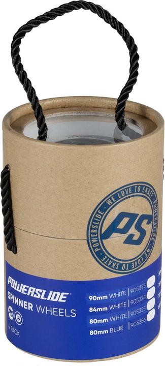 Actual product image Powerslide Skateboard Wheels Spinner 4-Pack 2023 (80 mm)