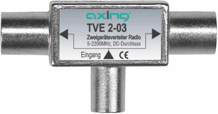 Produktbild Axing Zweigeräteverteiler TVE 2-03 0,1 - 2200 MHz