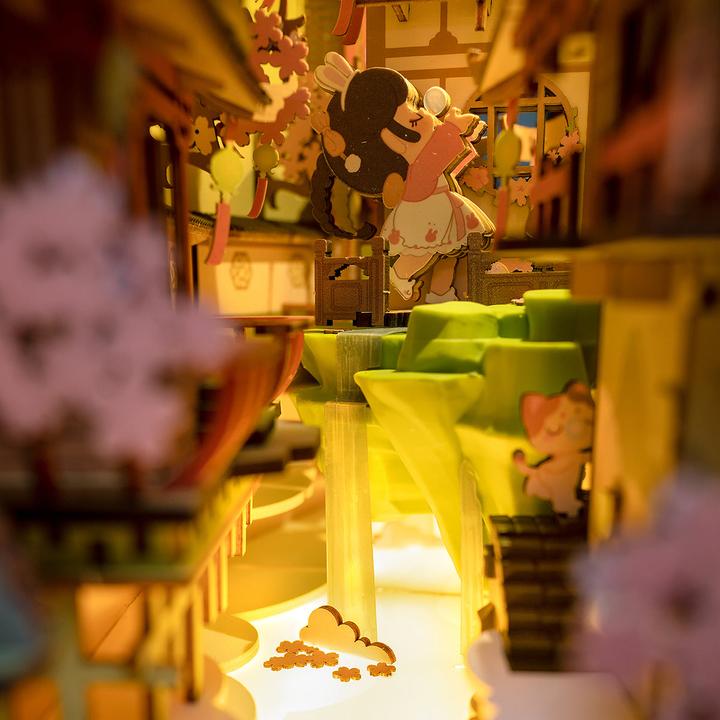 Immagine prodotto Robotime Casa minuscola - Kit casa libreria in legno : Falling Sakura