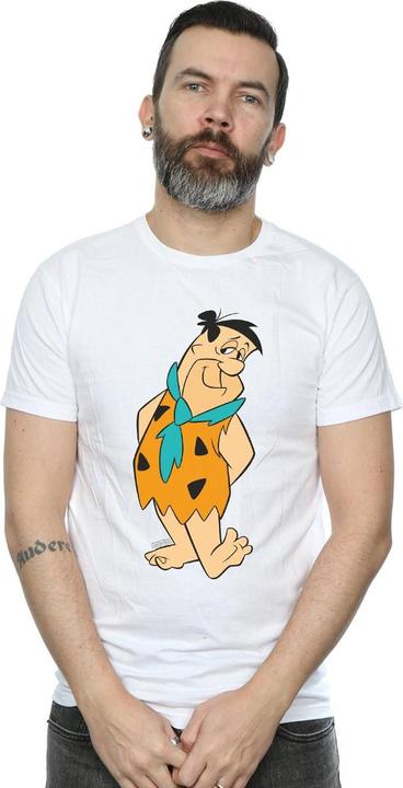 Actual product image The Flintstones Mens Fred Flintstone Kick T-Shirt (5XL)