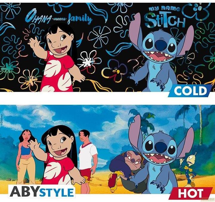 Produktbild ABYstyle DISNEY - Lilo & Stitch - Mug thermoréactif 460ml (460 ml, 1 x)