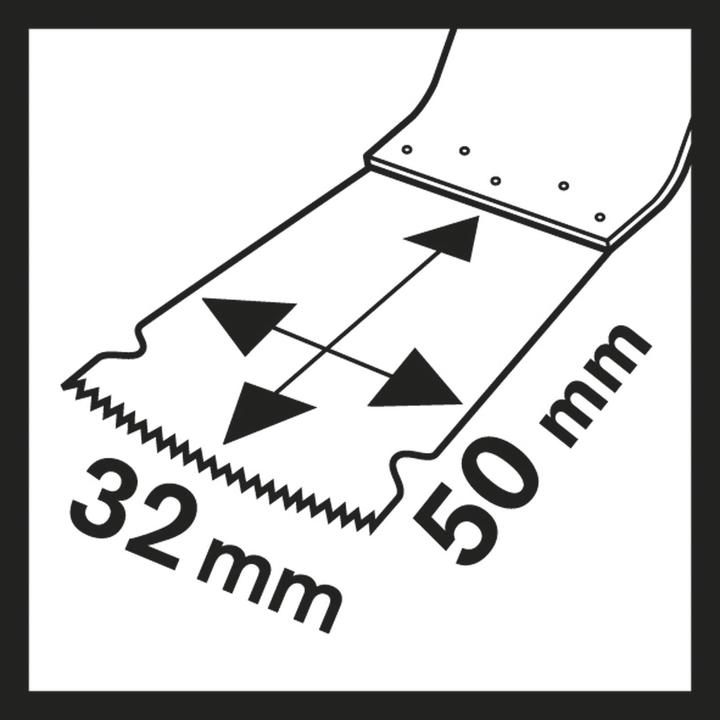 Produktbild Bosch Professional Zubehör HCS Tauchsägeblatt AIZ 32 BSPC Hard Wood, 50 x 32 mm, 10er-Pack