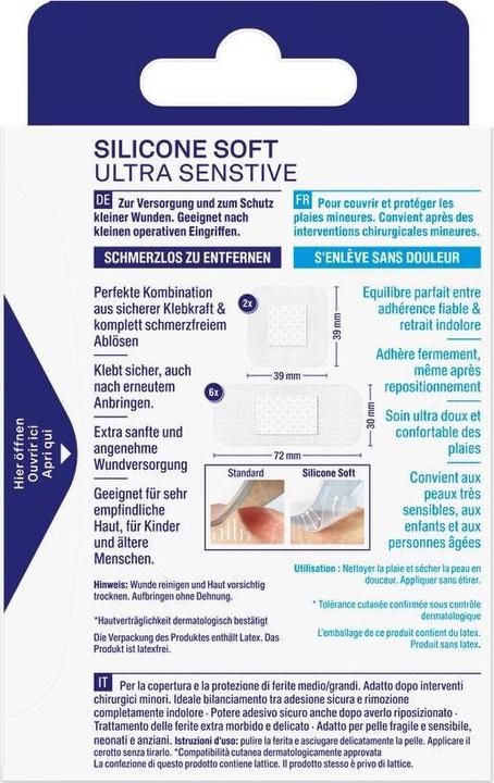 Actual product image Hansaplast Ultra Sensitive (10 x)