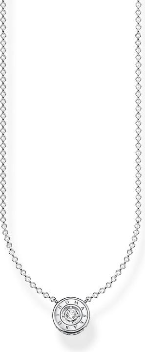 Immagine prodotto Thomas Sabo Collana a cerchio con pietra bianca in argento (Argento 925, 40 - 45 cm)
