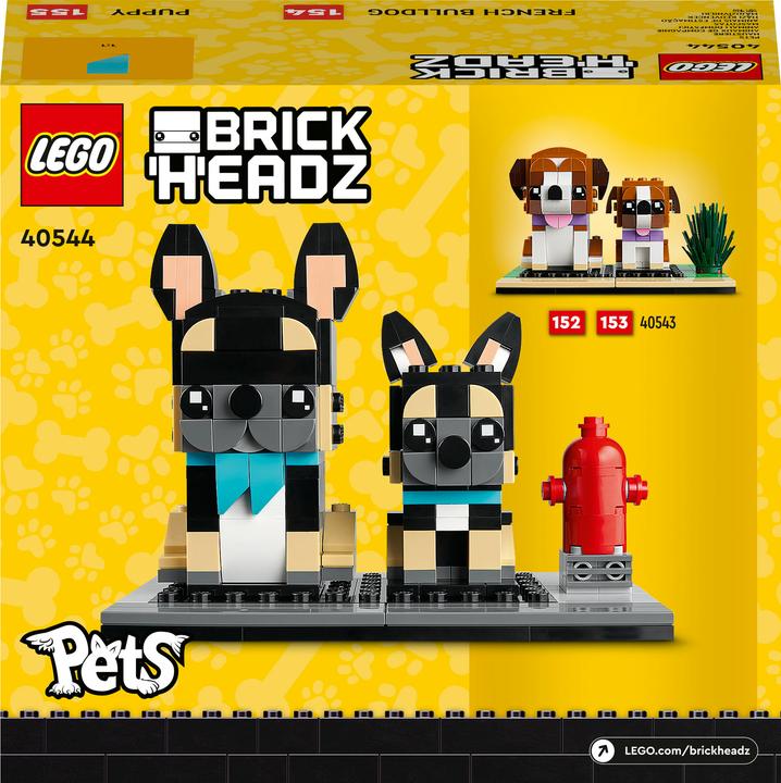 Image du produit LEGO BrickHeadz - Pets Bouledogue français (40544, LEGO Brickheadz)