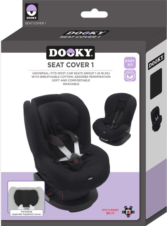 Actual product image Dooky Child seat cover group 1 - Black