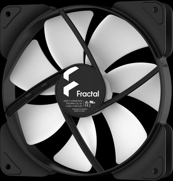 Actual product image Fractal Aspect 14 RGB PWM (140 mm, 3 x)