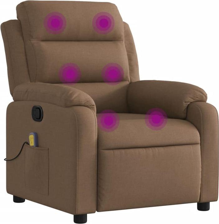 Actual product image VidaXL Fabric massage chair