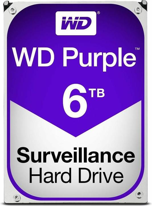Actual product image WD Purple Surveillance Hard Drive WD60PURX (6 TB, 3.5", CMR)