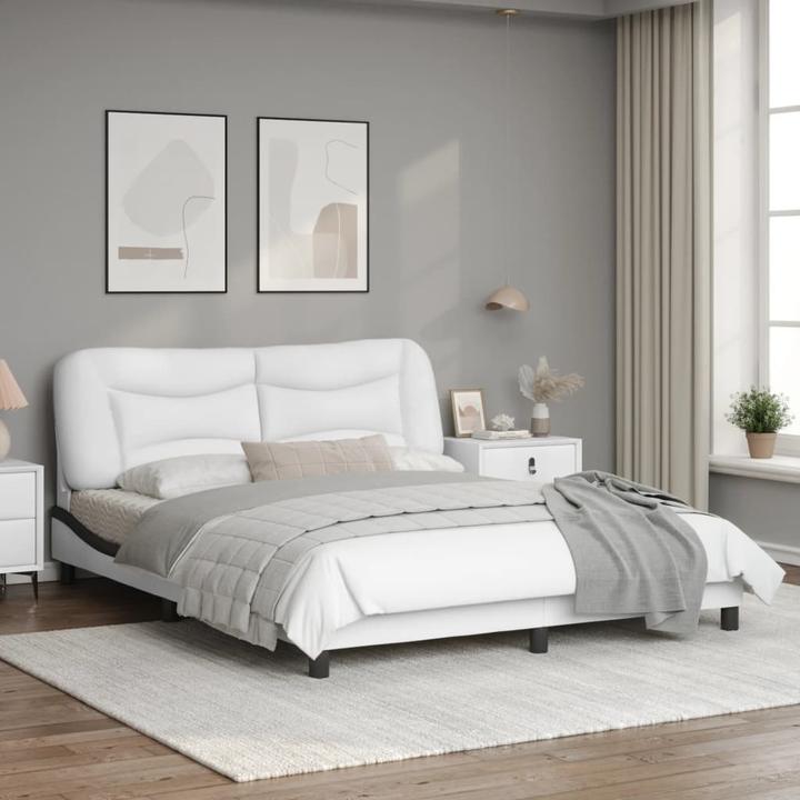 Produktbild VidaXL Bettgestell mit LED Kunstleder (160 x 200 cm)