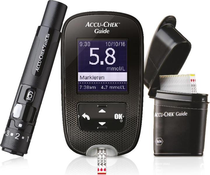 Immagine prodotto Accu-Chek Set guida mmol/l con 10 prove incluse (Glucometro)