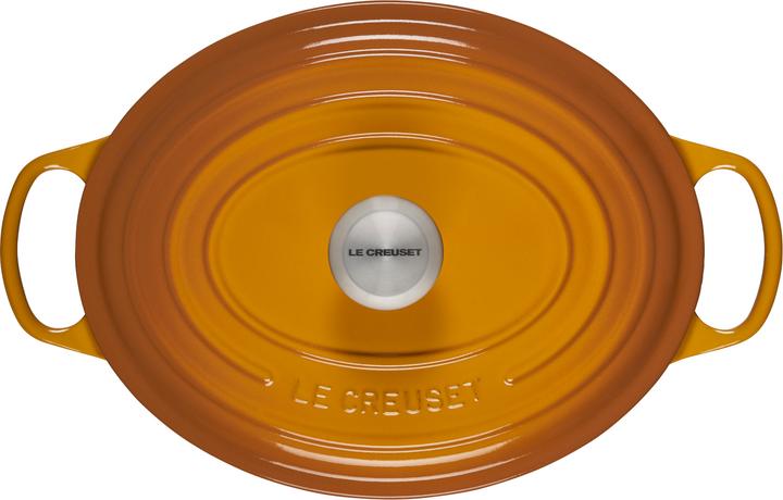 Actual product image Le Creuset Roaster Signature oval 31 cm Nectar (31 cm, Casserole + Stewpot, Cast iron)