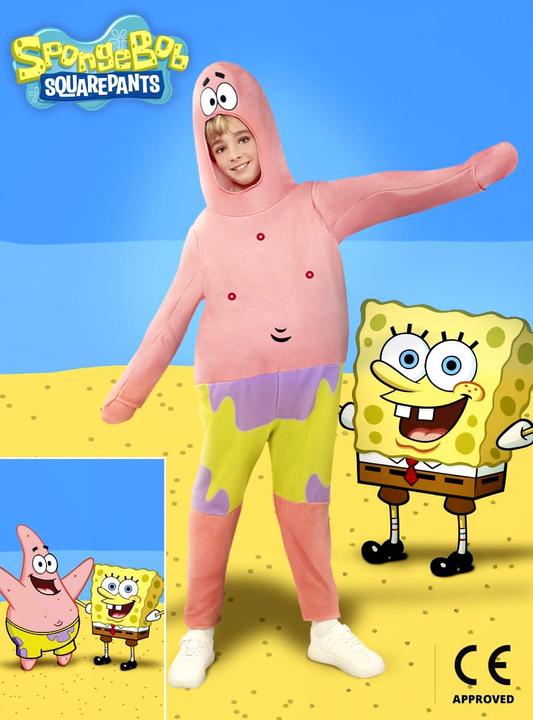 Actual product image Metamorph Spongebob Schwammkopf – Patrick Kostüm für Kinder (110, 116)