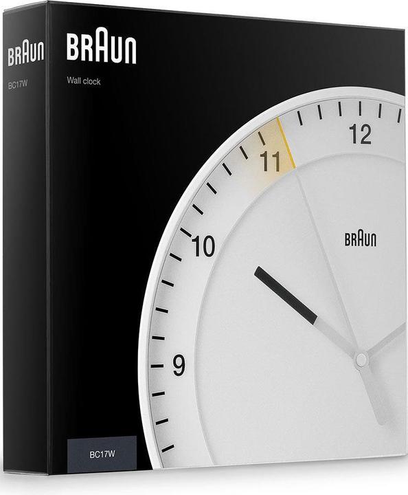 Produktbild Braun BC17W Klassik Wanduhr