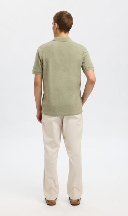 Actual product image Selected Homme Jacquard Polo shirt (S)
