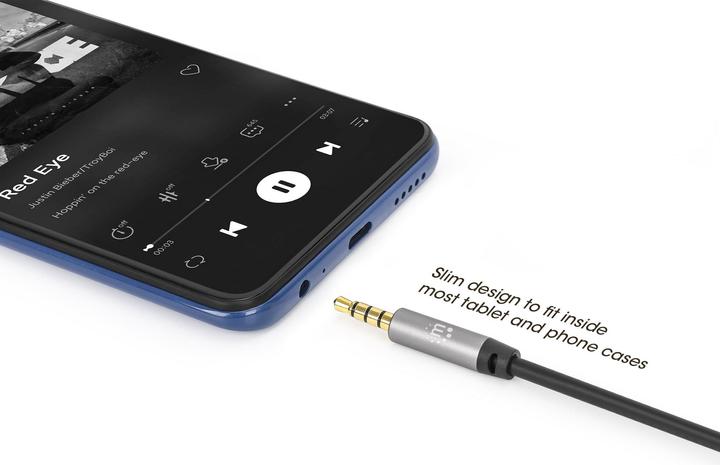 Immagine prodotto Manhattan Cavo audio Spina jack Aux (3 m, Connettore da 3,5 mm (AUX))
