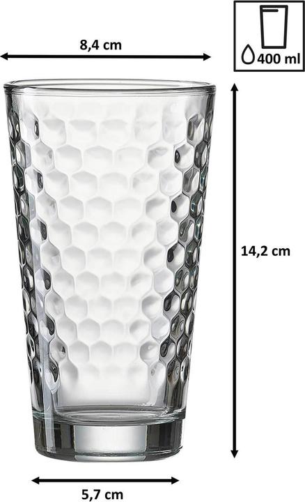 Actual product image Ritzenhoff & Breker Favo Longdrinkgläser (0.40 l, 12 x)