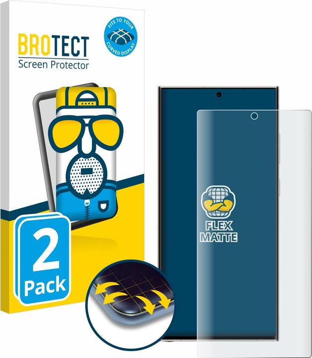 Produktbild BROTECT Full-Cover Displayschutz Matt (2 Stück, Samsung Galaxy S23+)