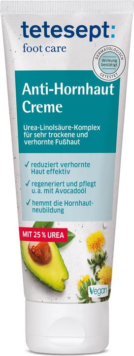 Tetesept Fusscrème Anti-Hornhaut 75 ml (Fusscrème & Fussgel, 75 ml)